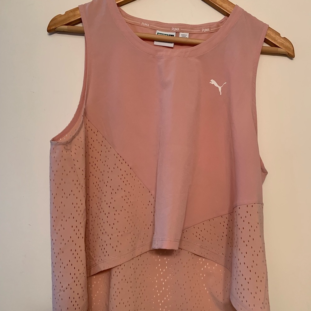Puma crop top workout skirt - size L